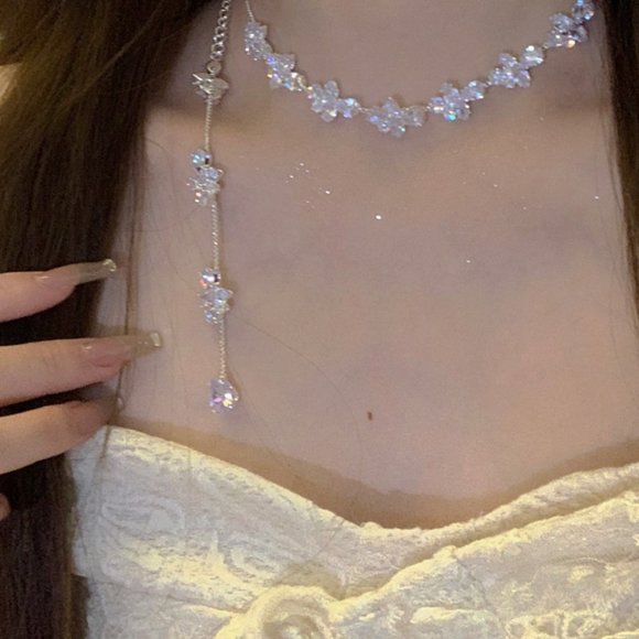 flash diamond necklace - Picture 4 of 15